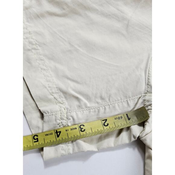 Caribbean Swimwear modest L beige Swim Shorts Nylon Mesh Pockets Elastic Waist - Picture 6 of 7